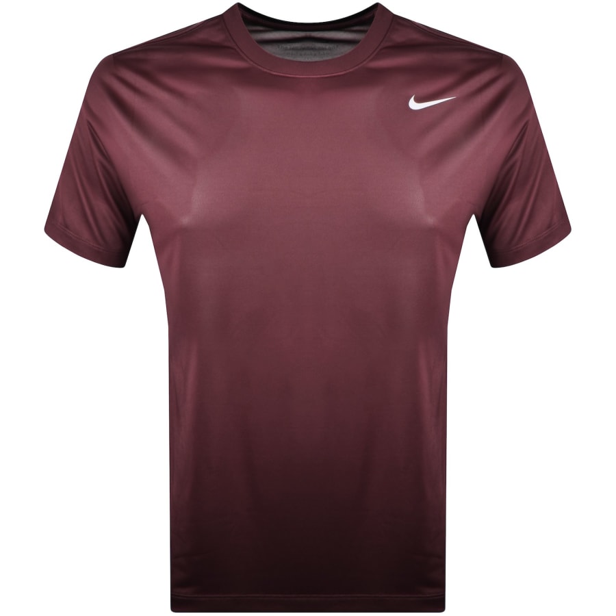 Nike Training Core Legend T Shirt Burgundy